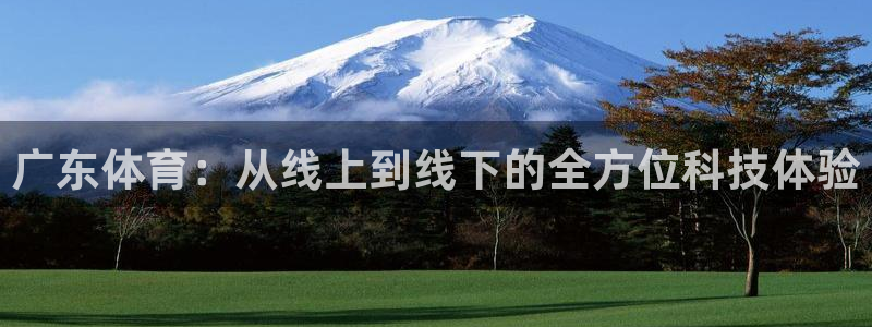 看球吧直播在线入口：广东体育：从线上到线下的全方位科技体验